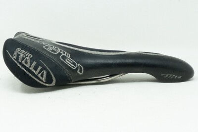 SELLE ITALIA FLITE TITANIUM BLACK VINTAGE SADDLE SEAT ROAD RACING