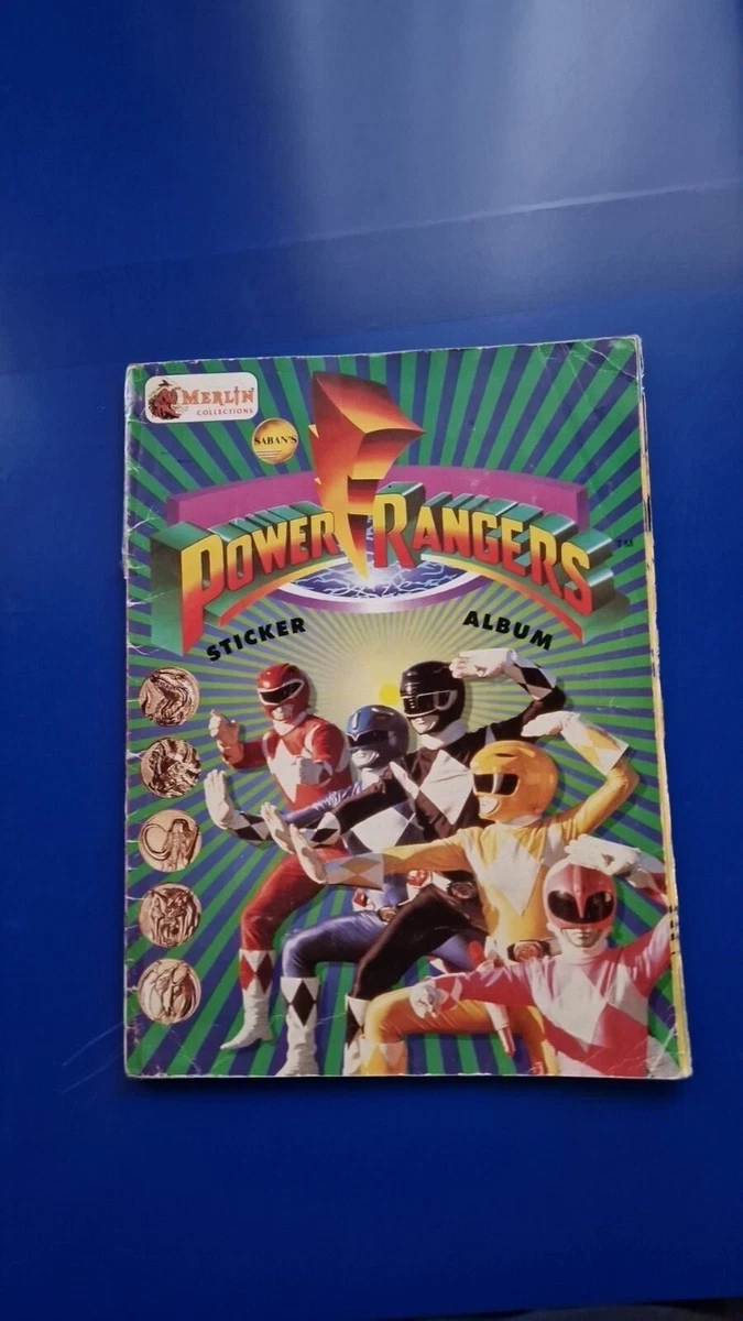 STICKER ALBUM POWER Rangers The Movie - COMPLET - 1995 Merlin type Panini BE EUR 69,95 - FR