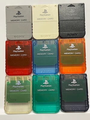 初代 プレステ Memory Card PS / PlayStation (PS1 / PSX) ORIGINAL Memory Card