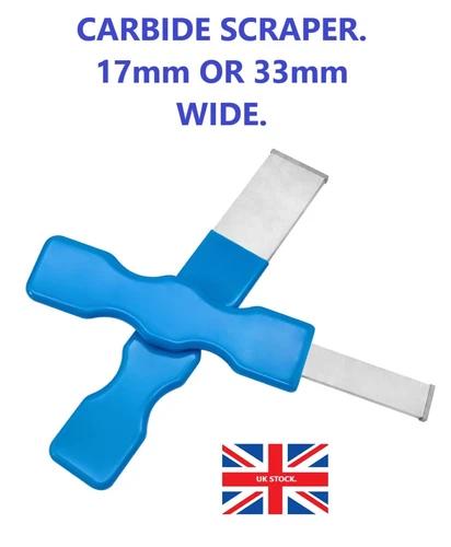 Scraper  Tungsten Carbide Tip  17MM OR 33MM  Gasket and SURFACE SCRAPER. 1 PIECE