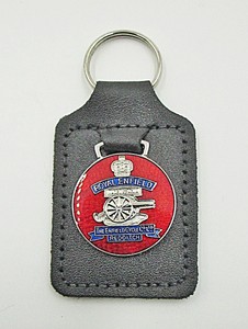 Premium quality faux leather Royal Enfield motorcycle key ring//key fob