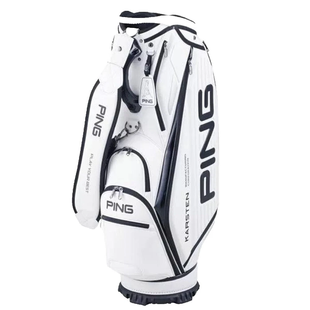 Ping White Leather Golf Bags