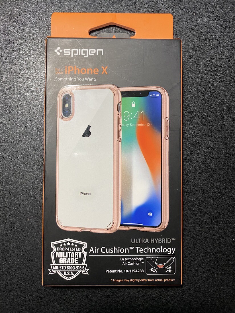 NIB SPIGEN Ultra Hybrid For iPhone X (Rose Crystal) iPhone 10