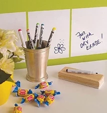 4 Dry Erase Square WALLIES ADHESIVE CUTOUTS