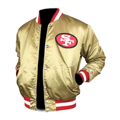 49ers Men's Vintage Varsity Bomber 