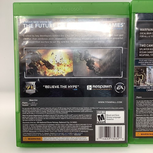 Titanfall And Titanfall 2 Microsoft Xbox One Used Games Tested And Works - Picture 5 of 14