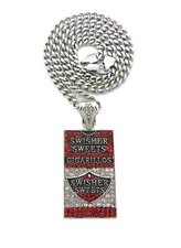 Swisher Sweets 5mm/18",20",24",30" Stainless Steel Cuban Chain Necklace SRC62