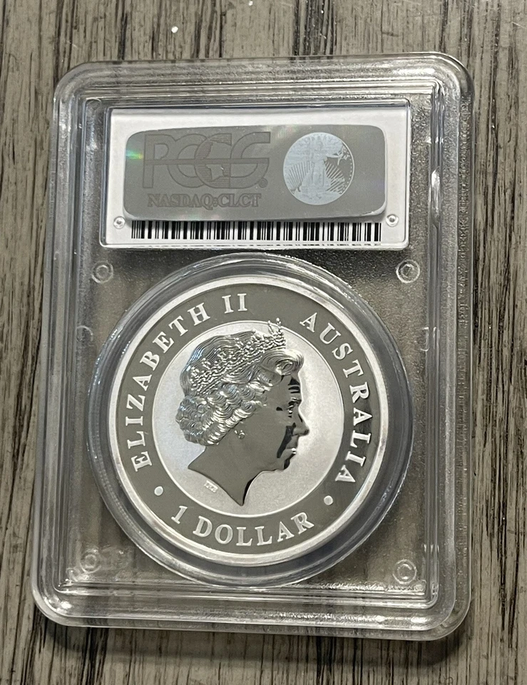2014P 1oz .999 Fine Silver Australian Koala Coin PCGS MS69 - Image 4 of 4