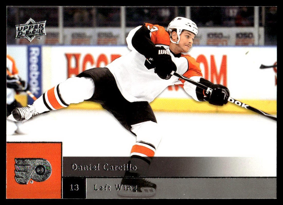 2009-10 Upper Deck #40 Daniel Carcillo Philadelphia Flyers Hockey Card