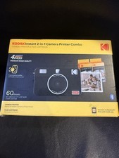 Brand New KODAK 2-in-1 Instant Camera Printer Combo With 60 cartridge Sheets