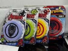 Marvel Avengers Cap Flyers Toy Lot Of 4 Full Complete Set Summer Pool Toys