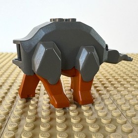 LEGO Adventurers, Dino: Triceratops Body ONLY, 3046c01, 5955, TRAPPER, 2000