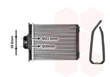 Wärmetauscher Innenraumheizung VAN WEZEL 37006217 für SAAB VECTRA CC J96 YS3E