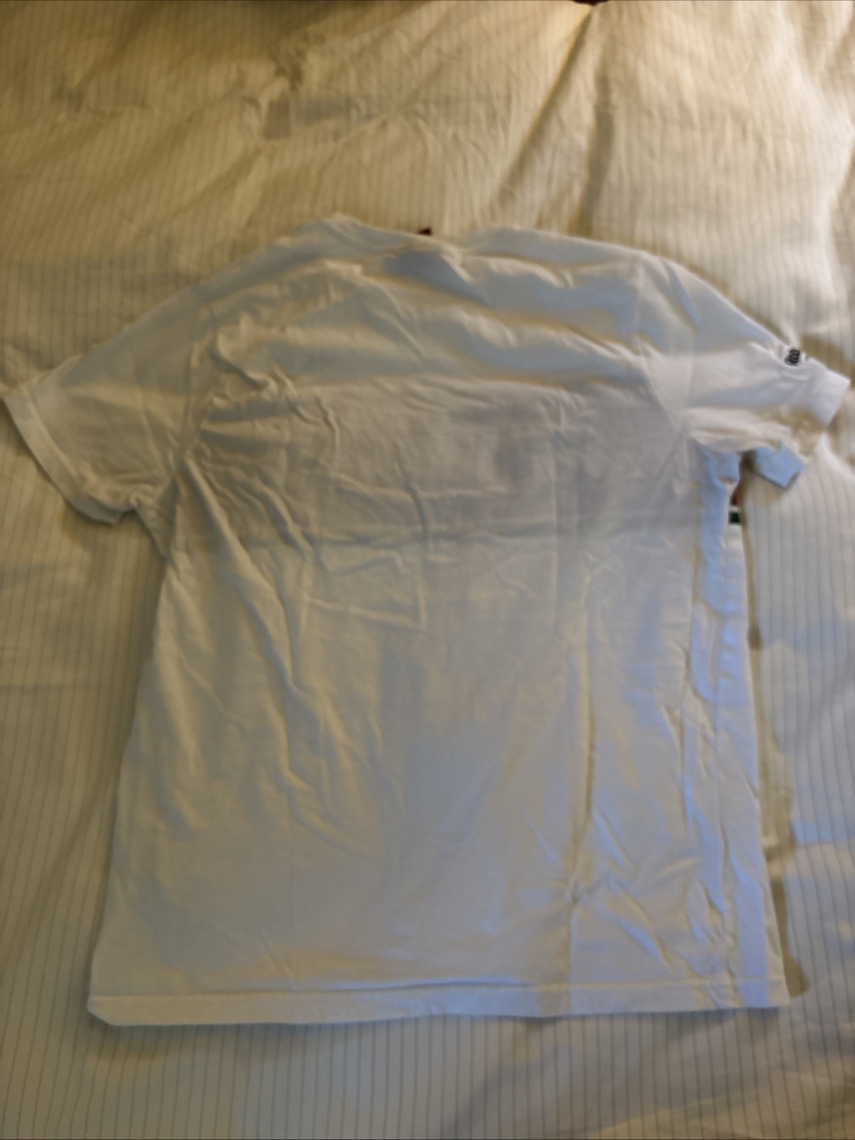 AS Roma Men’s Kappa Tee Size L With Raised Felt Lettering