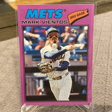 Mark Vientos 2026 Topps Heritage Light Purple Border New York Mets #77