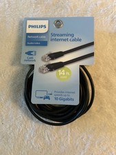 philips cat6 network streaming internet cable 14f.