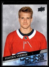 2020-21 Upper Deck Extended Series Young Guns #714 Hayden Verbeek Rookie RC