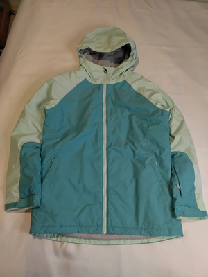 #ad Columbia Girls Alpine Action II Jacket Geyser Heather sea Ice Sz XL Omni tech. $35.00