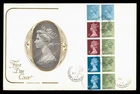 DR WHO 1977 GB FDC QEII COTSWOLD CACHET BOOKLET BLOCK w32097