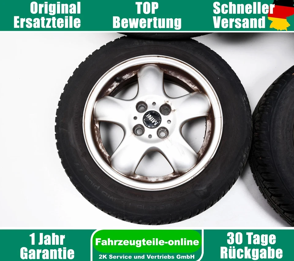 Winterkompletträder Satz Mini 676849813 15 Zoll 5,5J 45ET 4/100 175/65R15 84T - Bild 4 von 4
