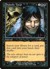 Diabolic Tutor - Foil Retro Frame Promo Wizards Play Network NM MTG