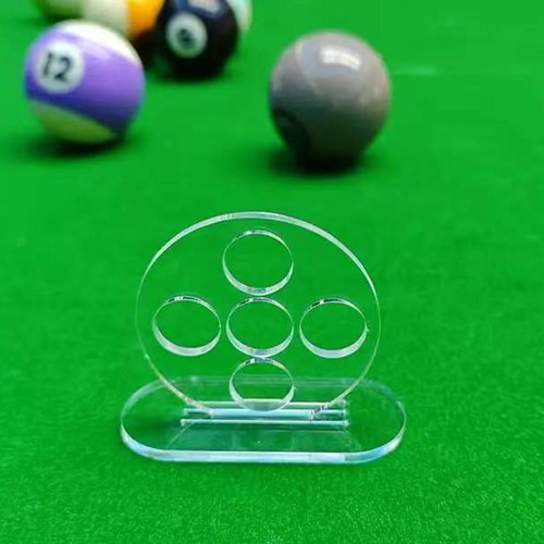 Billiard Stroke Exerciser Transparent Multipurpose Improve Hitting Level 5 Holes - Picture 7 of 7