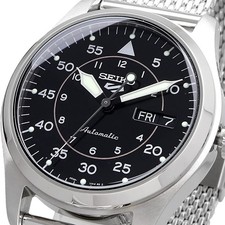 New Seiko 5 Man Sports SRPH23 Automatic Black Dial Military Style SRPH23K1 2