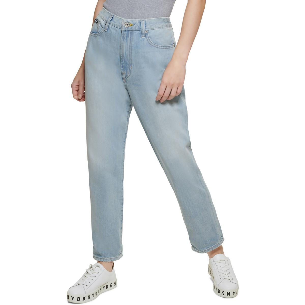 Женские джинсы DKNY Jeans Foundation Blue Crop Denim до щиколотки 29 BHFO 7570