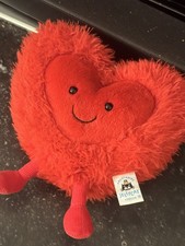 NEW Jellycat Large Amuseables Beatie Heart Rare Retired Genuine