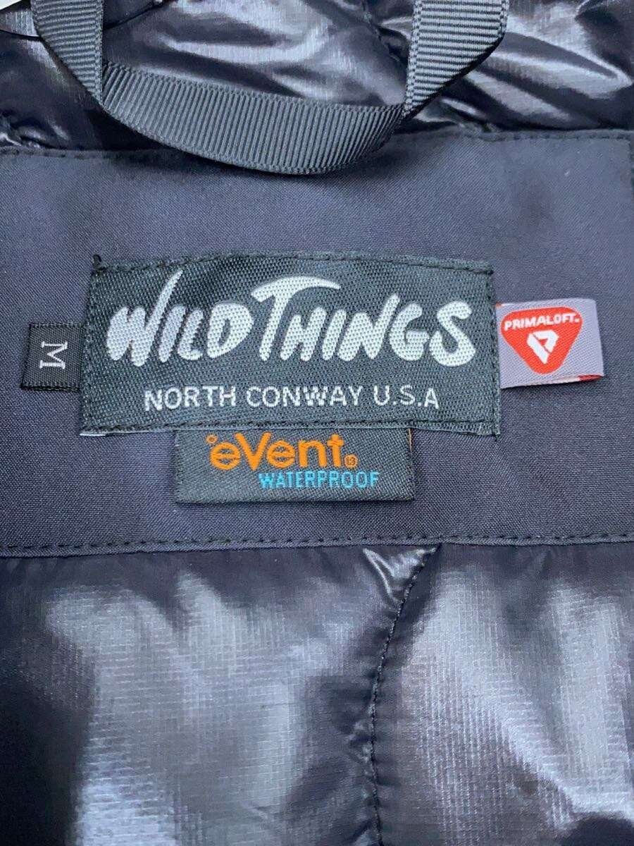 WILDTHINGS Down Jacket, Medium, Nylon, Black, Sol… - image 3
