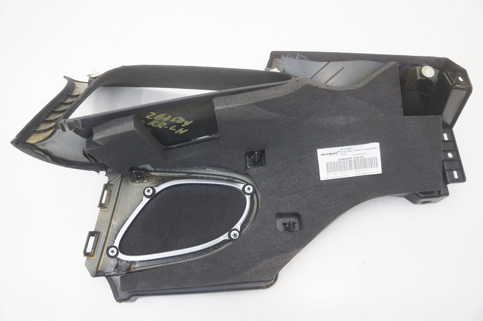 McLaren GT 2022 Rear Left Quarter panel trim P/N 22NB698GP