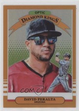 2019 Panini Donruss Optic Diamond Kings Orange Prizm 41/99 David Peralta #28 ms9