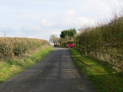 Foto 6x4 Hatchet Lane nahe dem Eingang zum Taubenhaus Bauernhof Hatherden L c2017