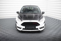 Maxton Design Frontlippe V.1 Passend FüR Ford Fiesta ST Mk7 FL Schwarz Hochglanz