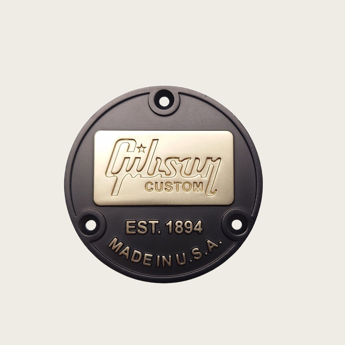 Piastra Posteriore Per Switch Toggle Chitarra - Compatibile Gibson Les Paul - Nero - Foto 3