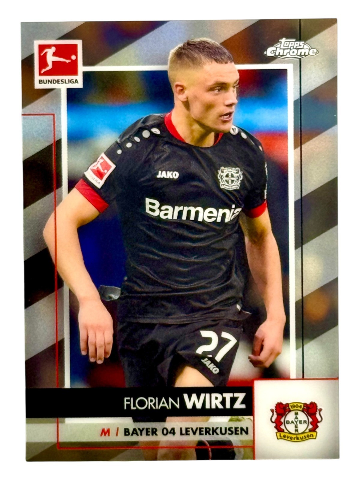 20-21 Topps Chrome Bundesliga Florian Wirtz RC Rookie 1st Base #64