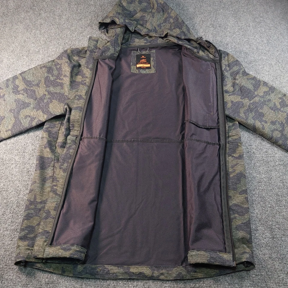 Rip Curl Anti Series Camo Jacket Size Large Water resistant Windbreaker Hoodie - Image 2 of 4
