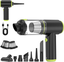 Handheld Cordless Vacuum Cleaner 2-in-1 Air Duster Mini Car Home Rechargeable