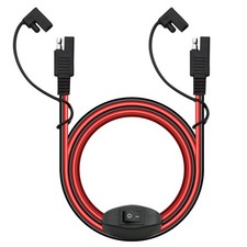 12V SAE to SAE Quick Release Adapter 16AWG 6.6FT SAE to SAE Connector Harness...