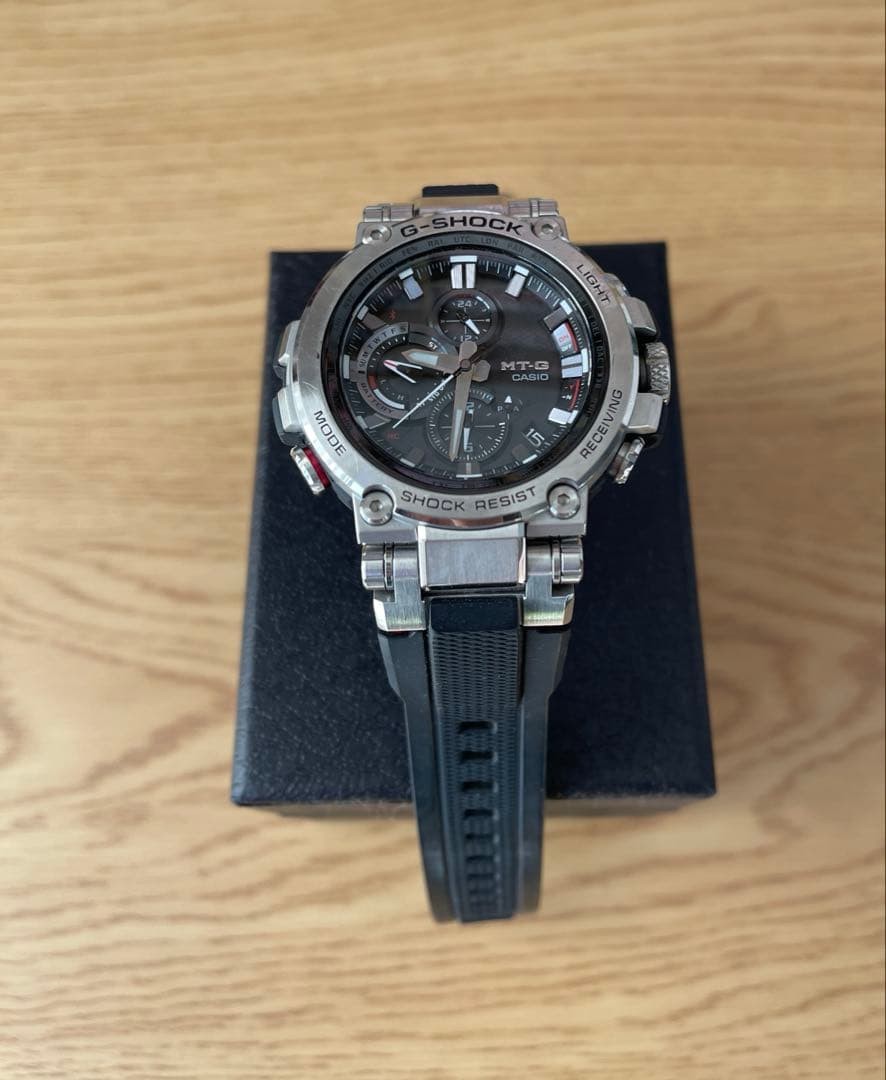Casio G-Shock MTG-B1000-1AJF Bluetooth Radio Solar Men's Watch Box Used image 3