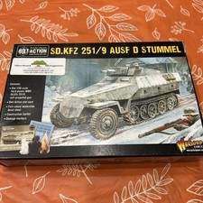 Sd.Kfz 251/9 Ausf D Stummel Half-track Bolt Action WWII Warlord Games Model