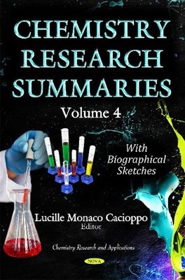 Chemistry Research Summaries by Lucille Monaco Cacioppo - 9781633211476