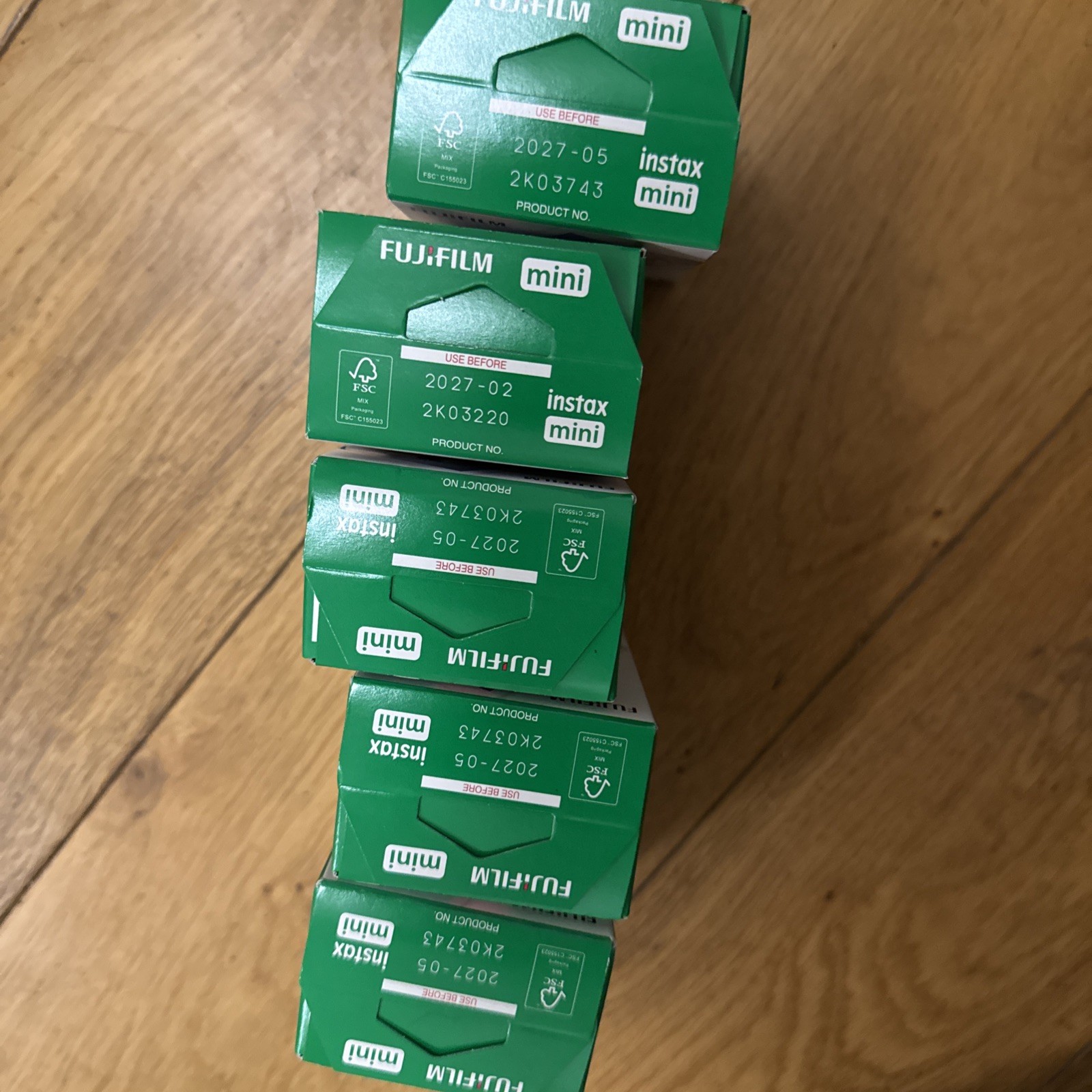 100 shots fuji mini film