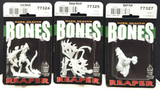 Reaper Dark Heaven Bones Lot 3 Ice Devil Bone Devil Hell Cat Sealed D&D