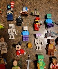 Lego Mini Figs Lot & Accessories All Shown Disney Minecraft Minions & More As-Is — photo 6