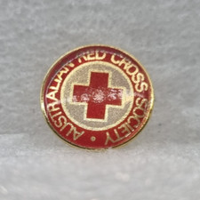 AUSTRALIAN RED CROSS SOCIETY  Volunteers Enamel Lapel Pin