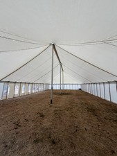 Premium Weatherill Brothers 40ft x 80ft Traditional Pole Marquee + Roof Linings