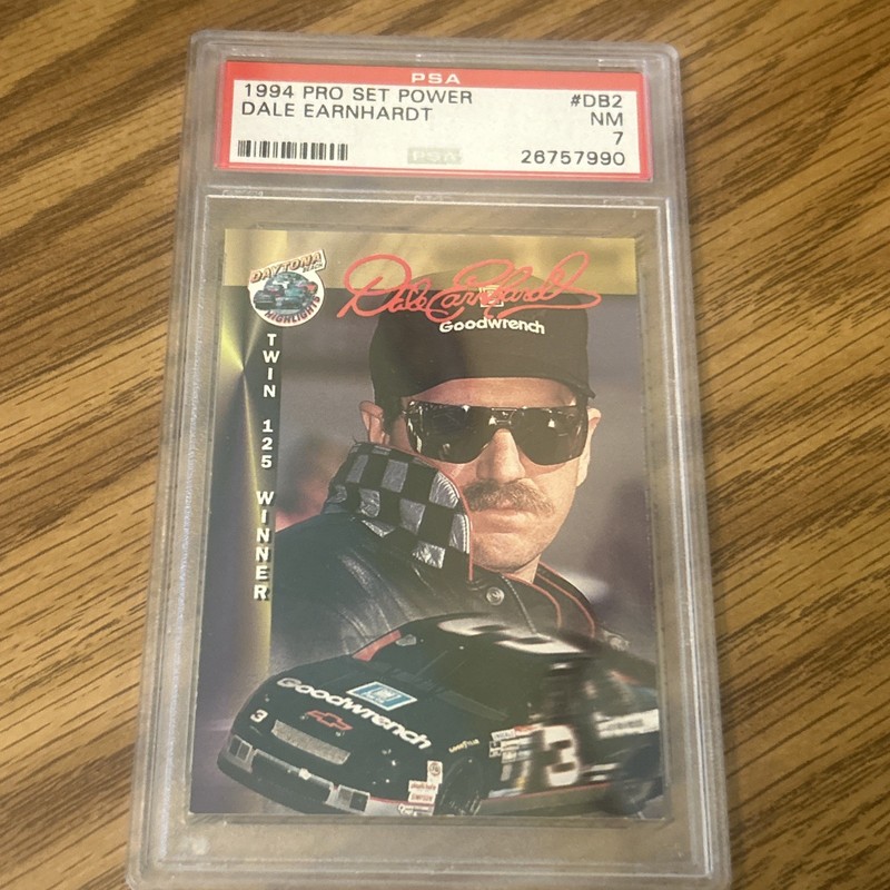 1994 Pro Set Power Racing - Dale Earnhardt #DB2 *** PSA7 ***