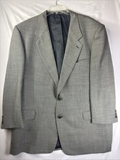Valentino Uomo Blazer 46R Gray Virgin Wool Made in Italy Saks 5th