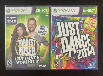 Just Dance 2014 & Biggest Loser Ultimate Workout  - XBOX 360 Brand New Kinect